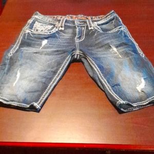 Mens rock revival shorts